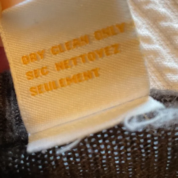 Nove Silk Cashmere V-Neck Sweater Brown White Check - Picture 8 of 11